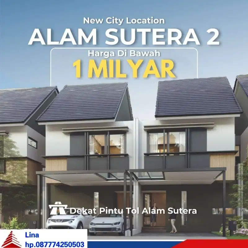 new city alam sutra 2 (minimalis) dengan berbagai macam type