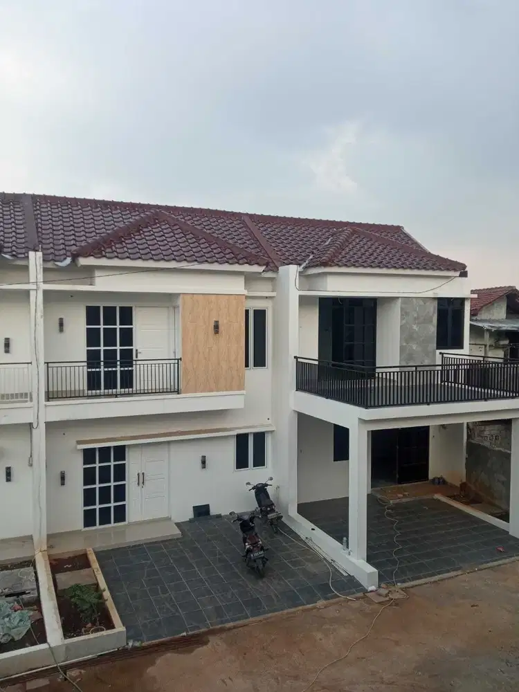 Rumah 2 lantai Bata merah free biaya2 selangkah ke Lrt Tol Jatibening