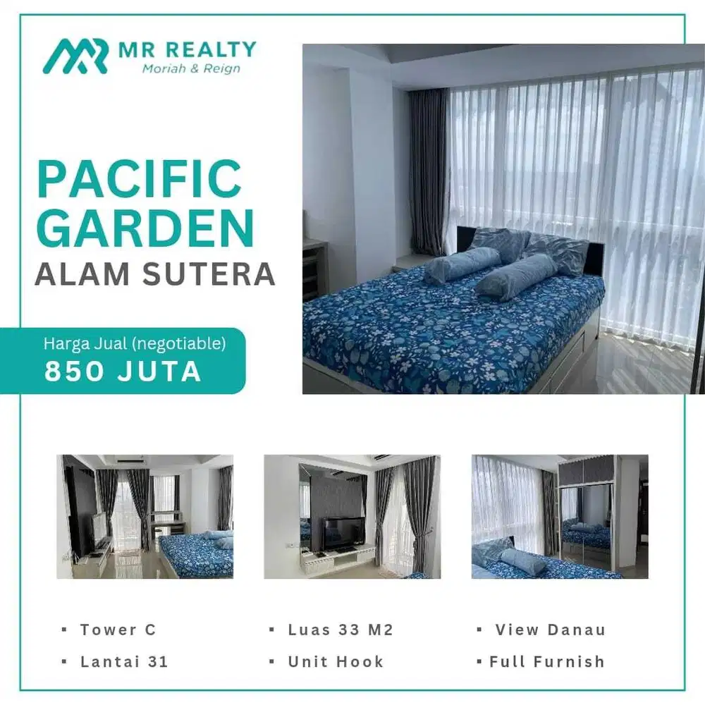 Apartemen Pacific Garden Dekat Binus dan Mall Alam Sutera