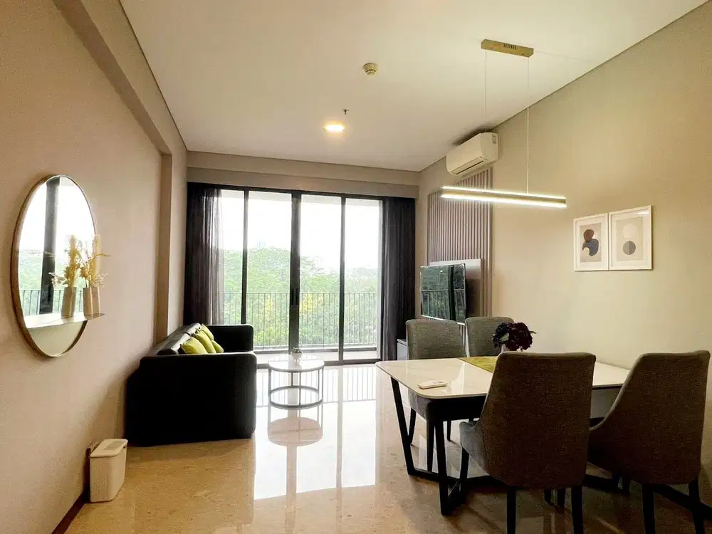 Apartemen Marigold 3BR Furnished, View Botanical Park, Nava Park, BSD