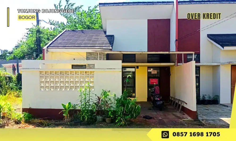 Rumah Over Kredit 59JT dkt Stasiun Bojonggede di Andalusia Residence
