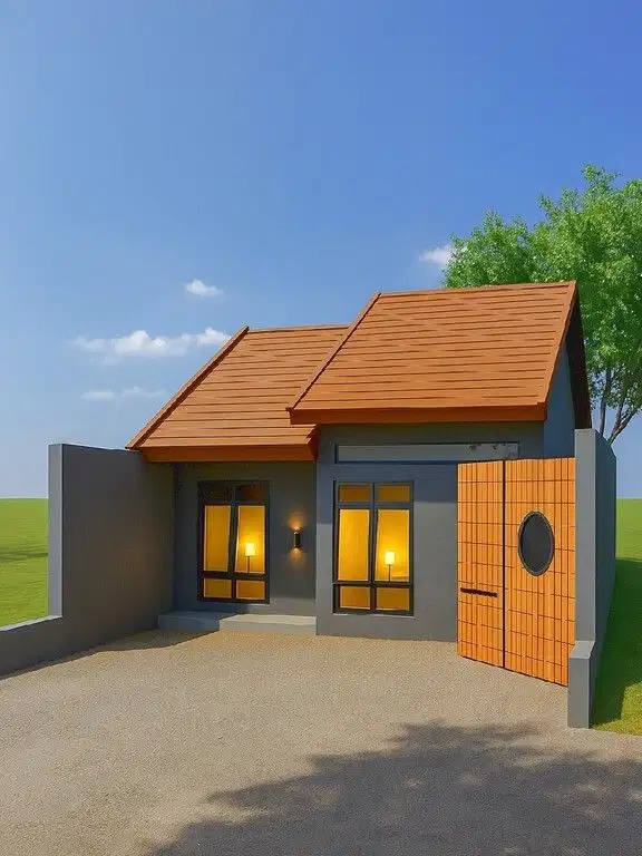 Dekat Bandara YIA, Rumah Murah Jogja Model Japandi Type 65