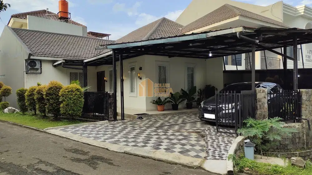 Dijual Rumah Fully Furnished Dalam Cluster Di Sentul City View Gunung