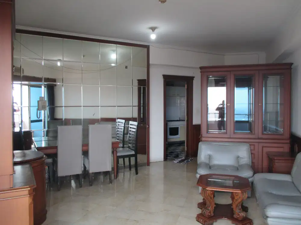 sewakan tahunan apartemen wesling kedoya luas 101 meter 3 kamar furnis
