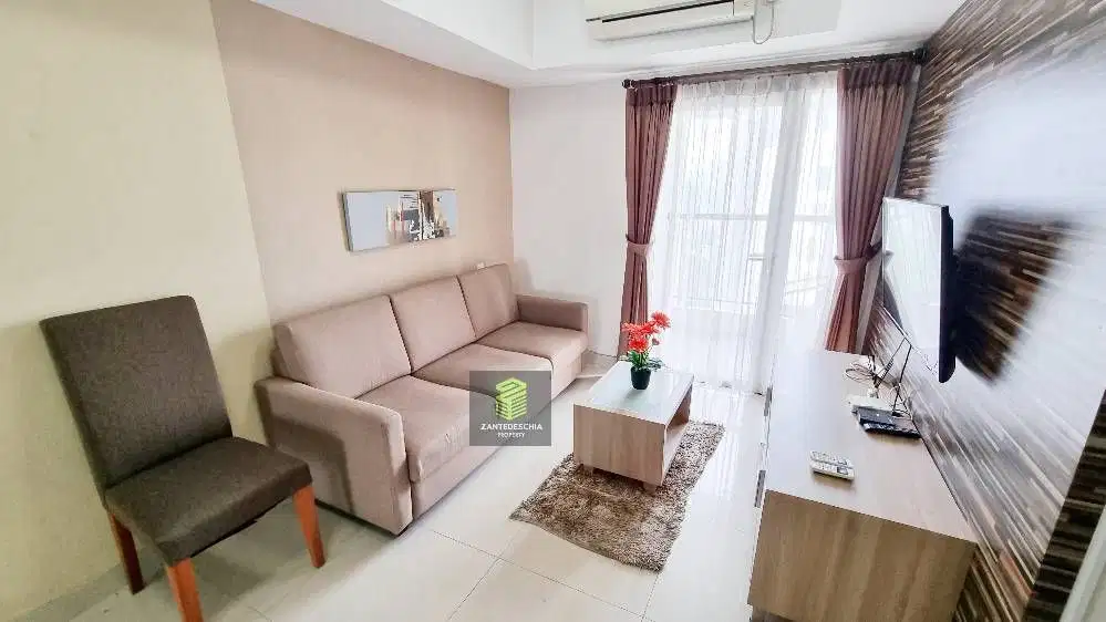 For Rent 2 Bedrooms Coral Sand Apt Near LRT Plaza Festival Jakarta
