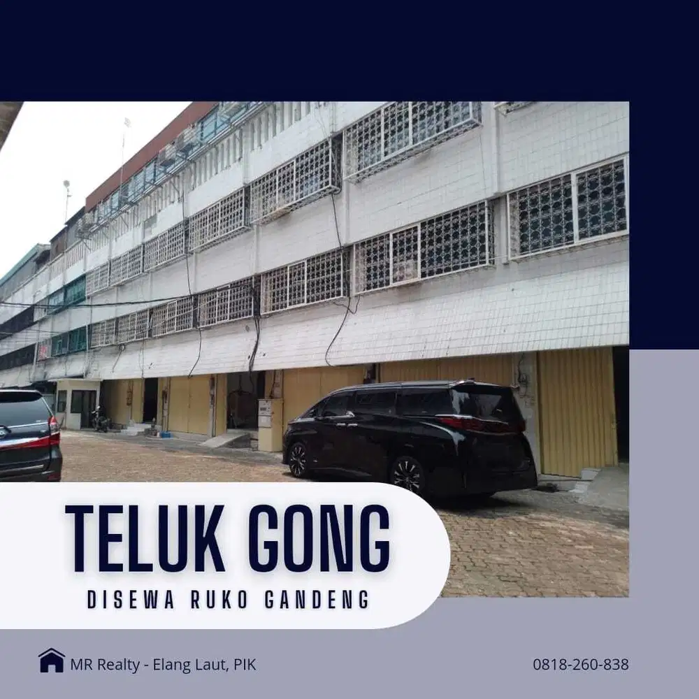 Ruko Gandeng Teluk Gong 4 Lantai Siap Pakai