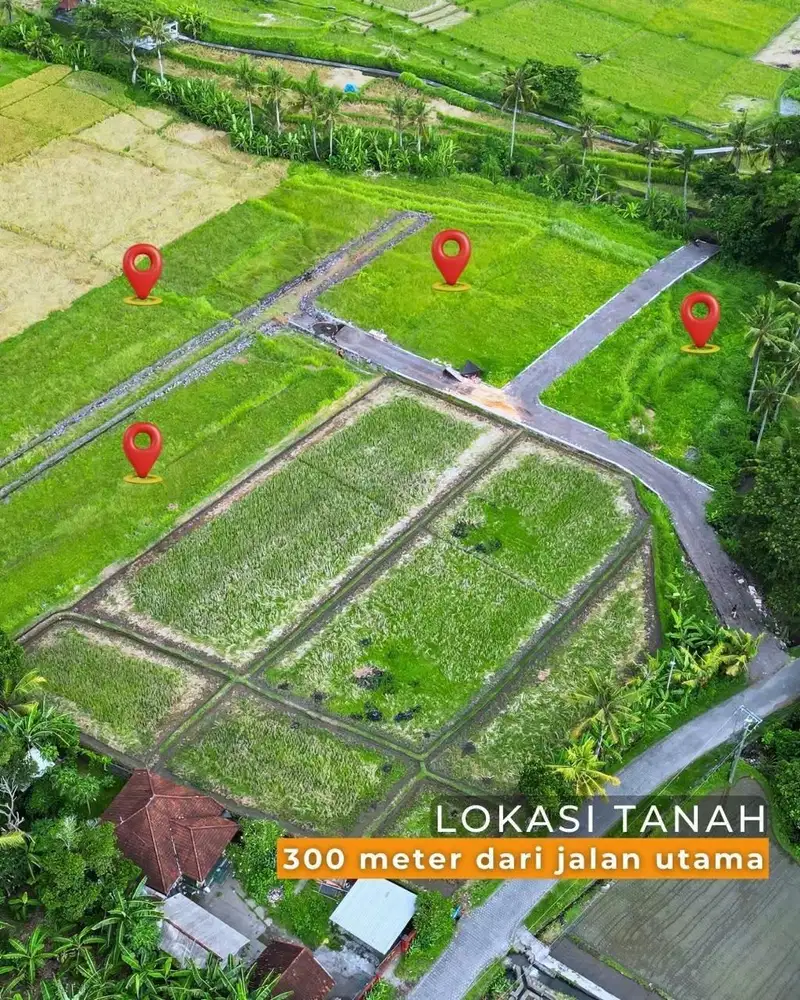 Tanah Kavling dekat Pantai Cemagi lokasi Nyambu Tabanan