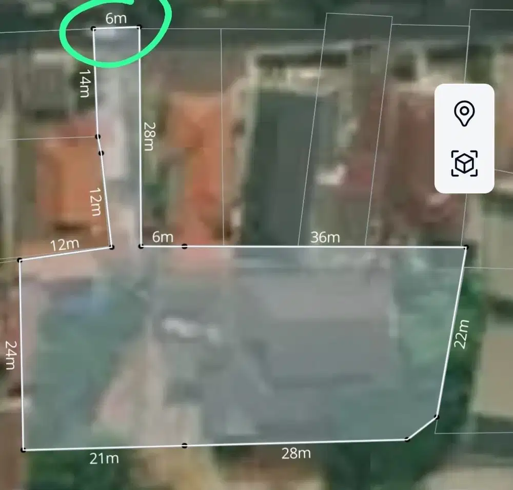 n994 Tanah 3300m2 Kebon Jeruk dkt Binus cck Cluster Kost bebas banjir