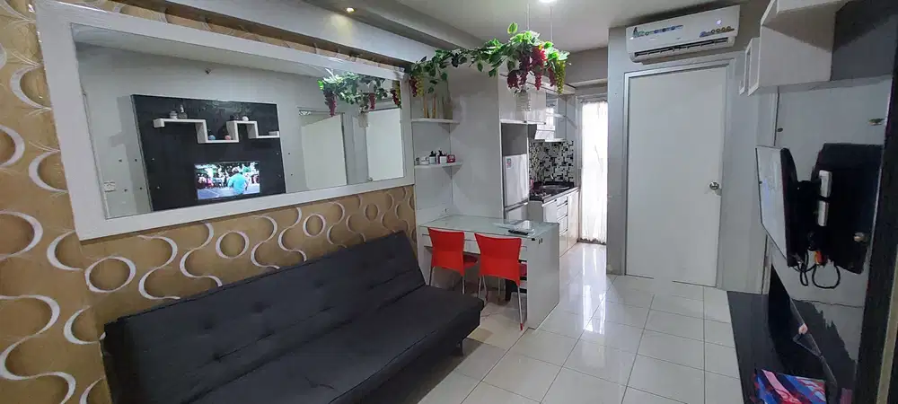 Sewa cepat apartemen greenbay pluit 2br furnish 42m2