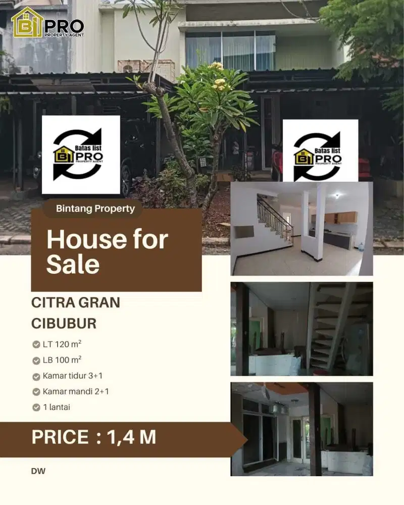 DIJUAL RUMAH CITRA GRAN CIBUBUR MASIH NEGO TERMURAH!!!