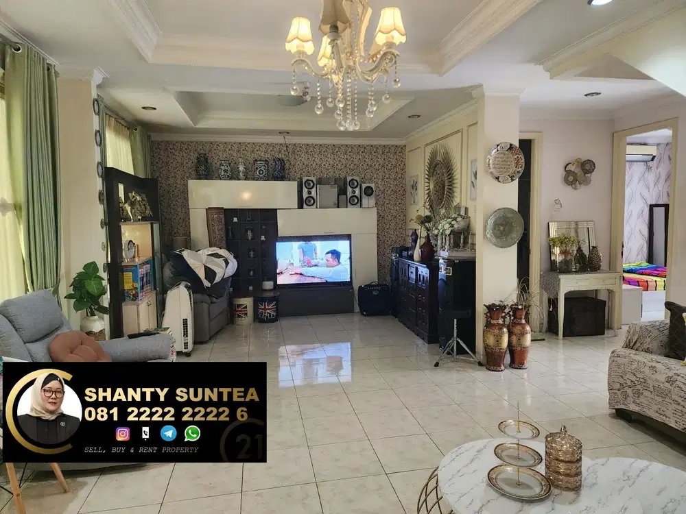 Rumah Asri Dijual Cepat Luas 308 m2 di Camar Bintaro HR13844