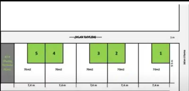 kavling siap bangun Cipayung Depok 3,7/mter bisa cash bertahap 6x