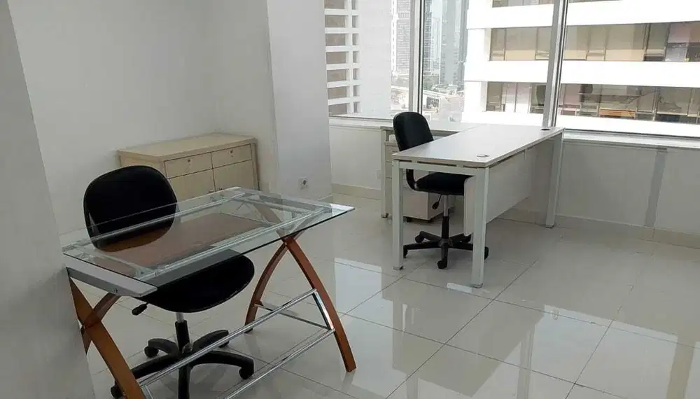 SEWA KANTOR DI JAKARTA SELATAN SUDIRMAN  54M2 FURNISHED 150K NEGO