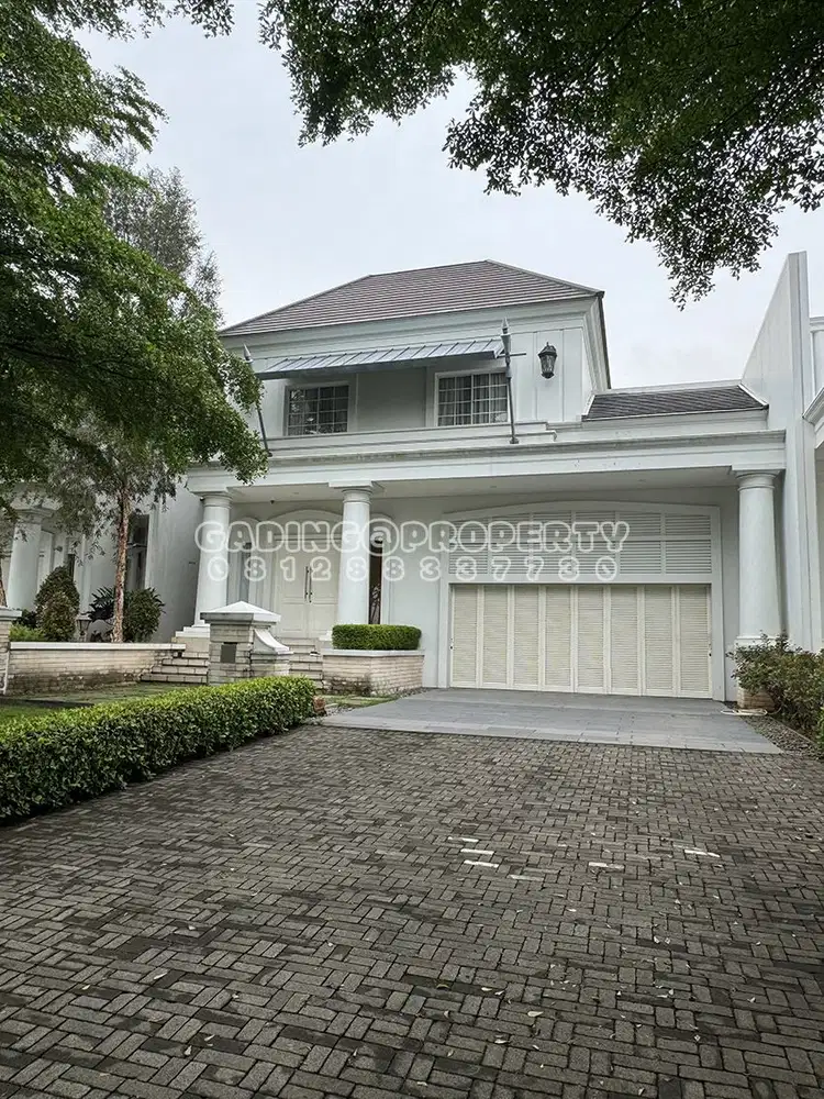 Rumah mewah plus kolam renang. clstr de maja - de park di bsd, nego!