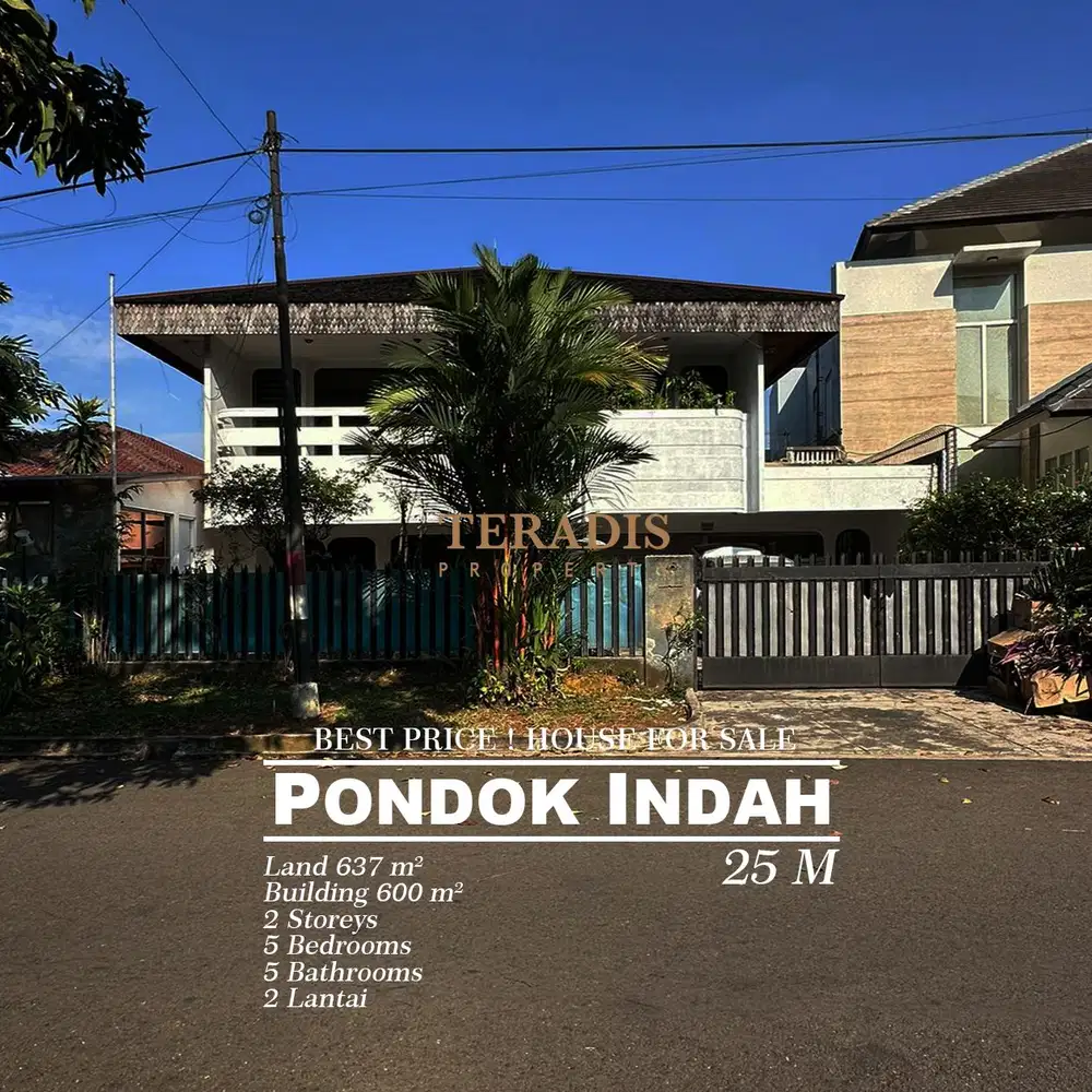 DI JUAL CEPAT RUMAHPONDOK INDAH BEST PRICE