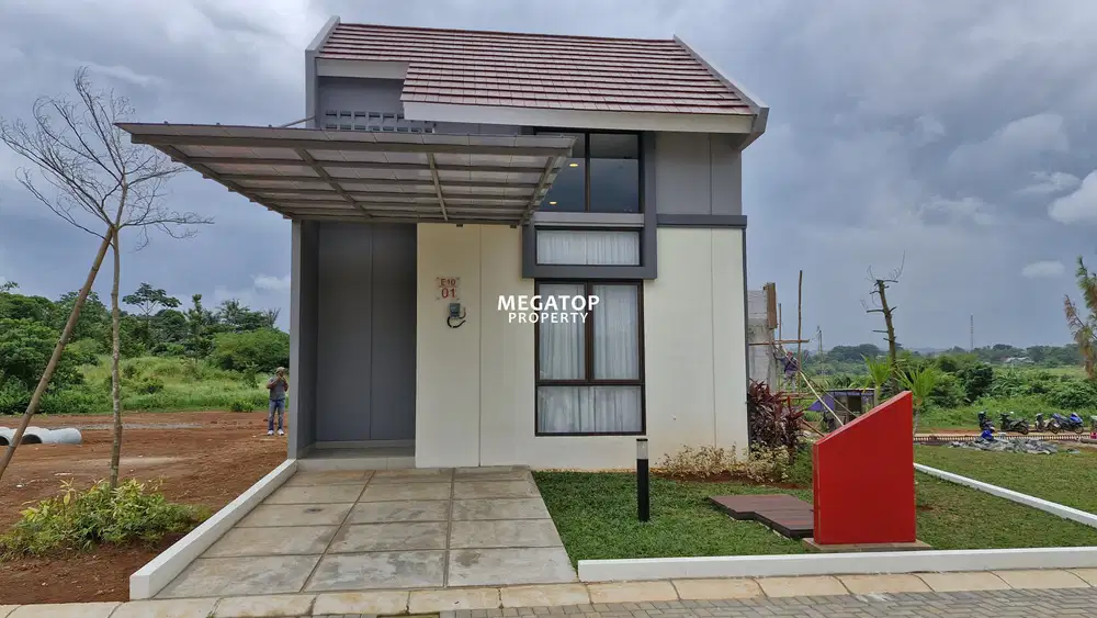 RUMAH HADAP DANAU DI MILLENIUM CITY 5 MENIT KE STASIUN PARUNG PANJANG