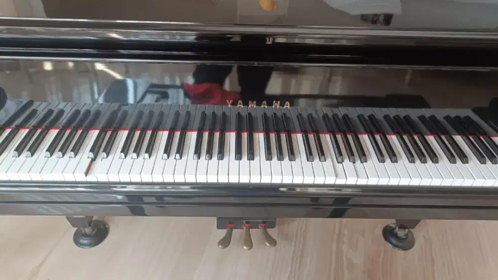 Grand piano Yamaha C7 hitam