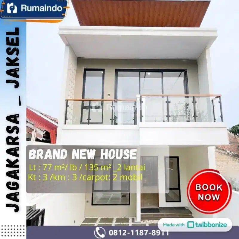 dijual Murah Rumah mewah du Jagakarsa Jakarta Selatan