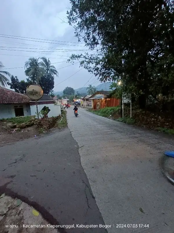 Tanah Pinggir Jalan Raya Dekat Stasiun Nambo Klapanunggal