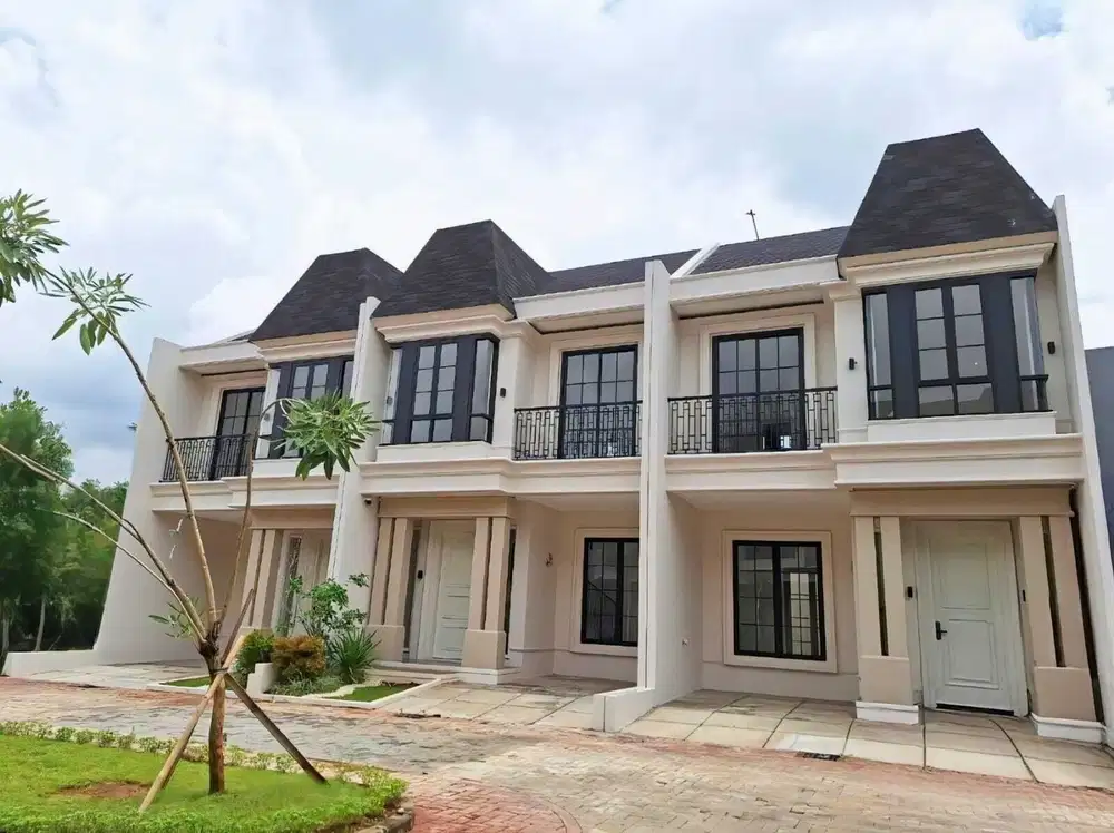 Rumah 2 Lantai Design American Classic 5 Menit Ke Stasiun Jurangmangu