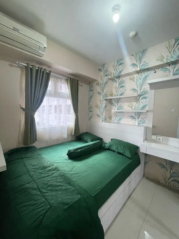 SEWA MURAH!!! Apartemen Green Pramuka City 2BR Furnish Lengkap