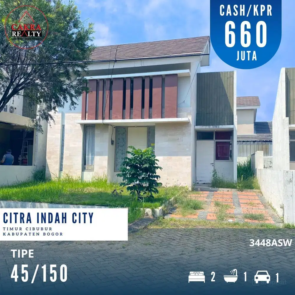 Dijual rumah dicitra indah city bogor rumah tinggal poles siap huni