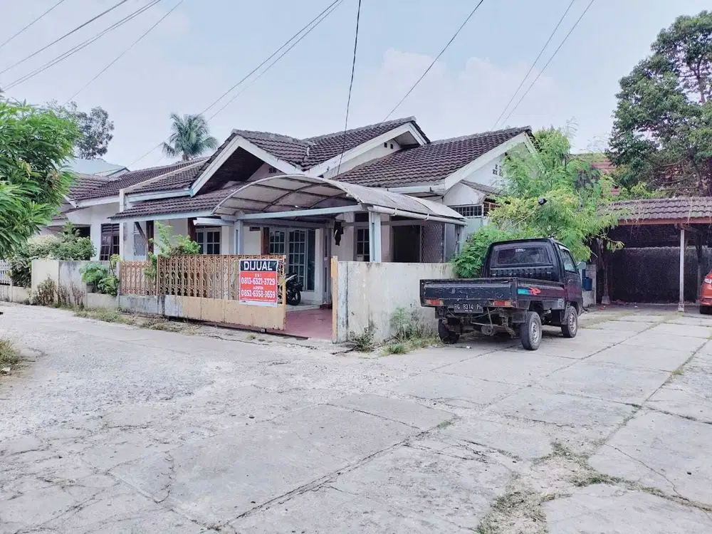 DIJUAL RUMAH HOOK KOMPLEK DWIKORA INDAH PALEMBANG