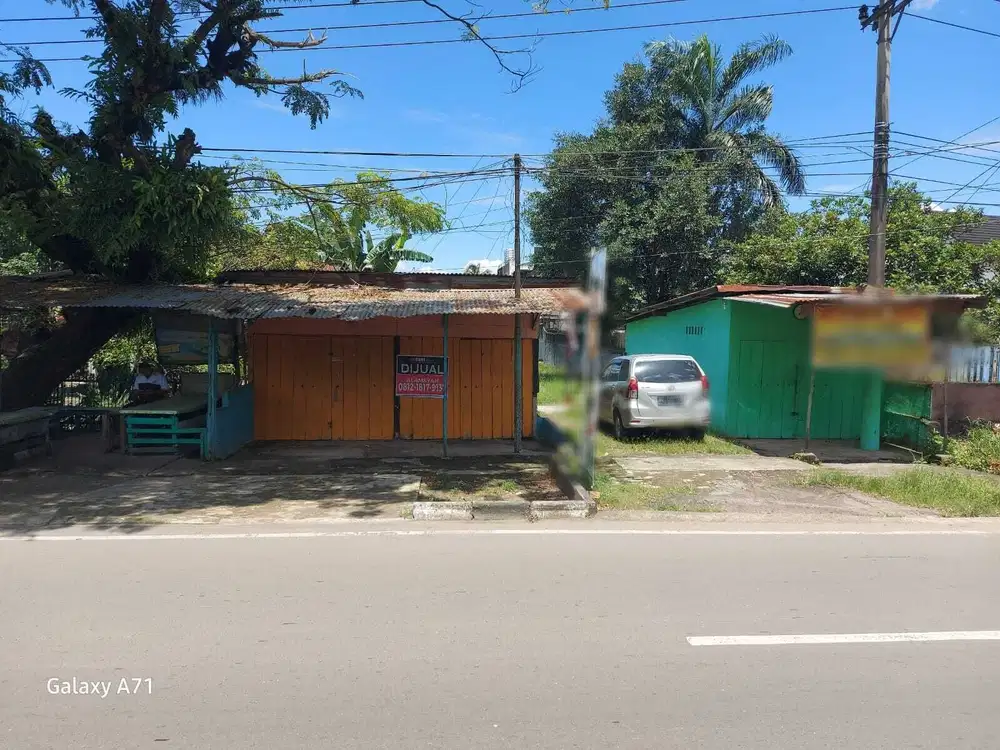 DIJUAL TANAH BONUS RUMAH & KIOS JALAN RE MARTADINATA PALEMBANG