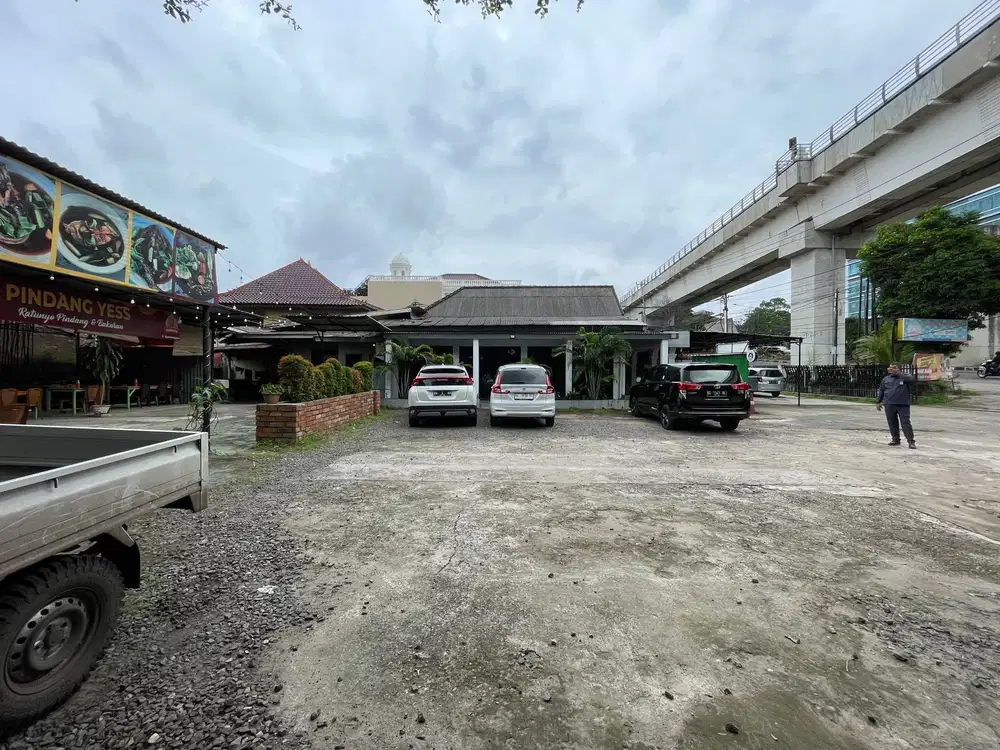 DIJUAL TANAH BONUS RESTORAN JALAN DEMANG LEBAR DAUN PALEMBANG