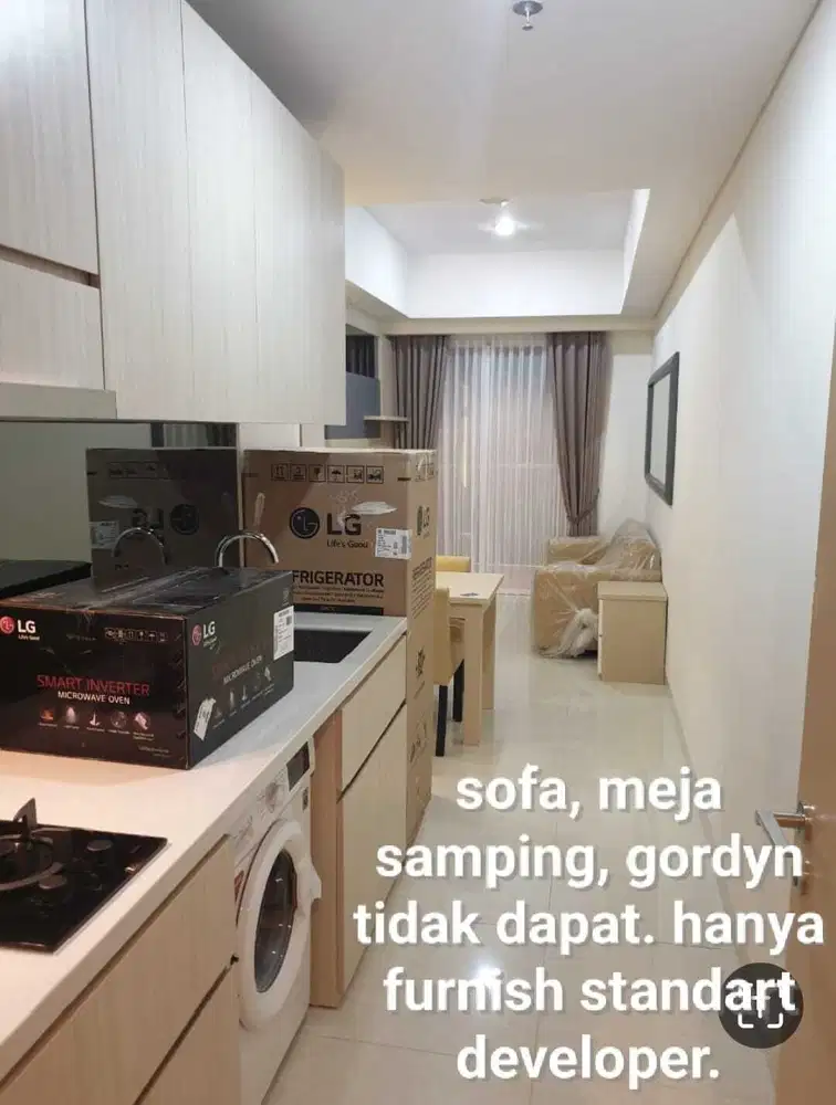 Disewakan 2BR Apartemen Sedayu City Suites, Kelapa Gading e0084off