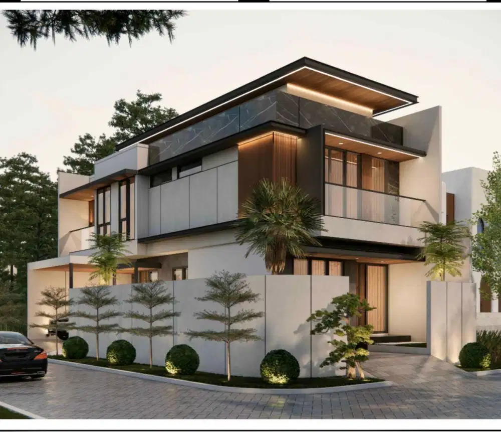 Di Jual Rumah Baru Brand New Modern Hook, Villa melati mas, BSD City