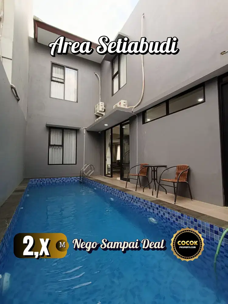 RUMAH BARU HOOK SUASANA LINGKUNGAN ASRI NYAMAN DI SETIABUDI BANDUNG