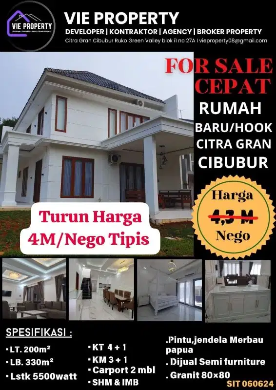 MURAH plus MEWAH! CITRA GRAN CIBUBUR BEKASI