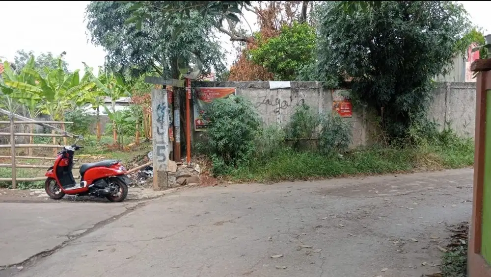 Tanah kosong di pedurenan jatiasih LT.331m shm msk mobil