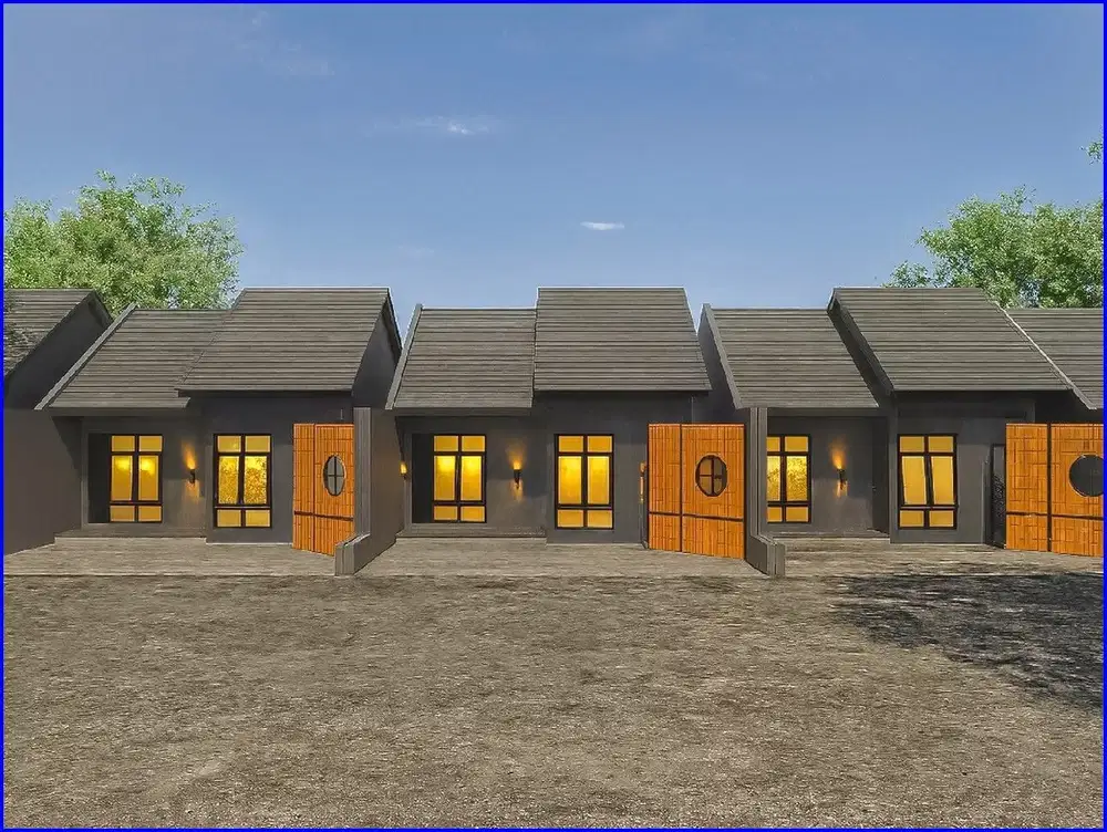 Wates, Rumah Jogja  Model Japandi Type 65 Dekat Alun-alun Wates