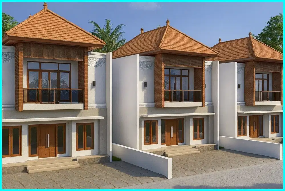 Jl.Kaliurang Km.12, Rumah Dekat Kampus UII Model Bali Style 2 Lantai