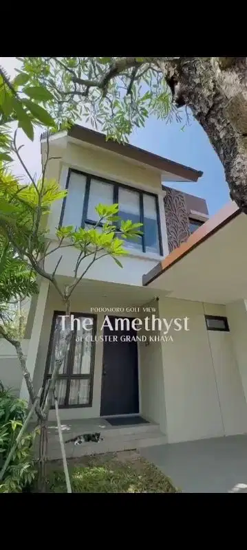Rumah Cantik di cluster Khaya Podomoro Golf View Cimanggia