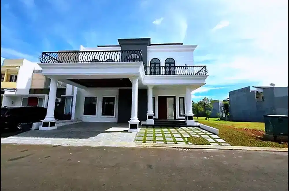 RUMAH CANTIK BANGUNAN MANDIRI DI CLUSTER VERDANT VIEW BSD CITY