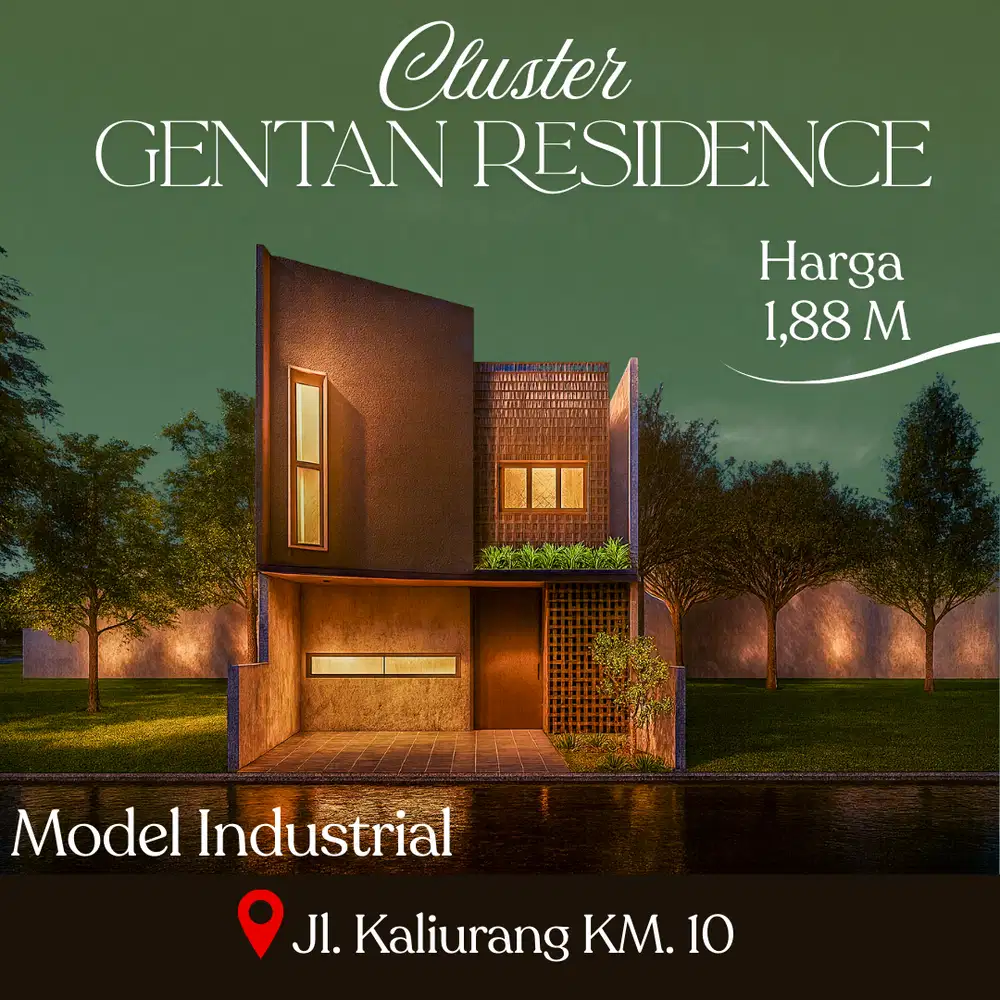 Hanya 10 Menit Dari Ring Road Utara-Hunian Cluster Type 120; SHM