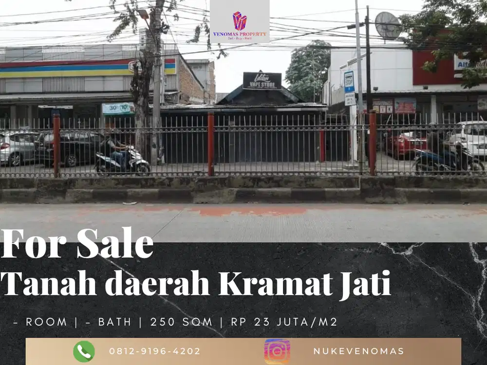 Dijual Tanah daerah Kramat Jati Jakarta Timur