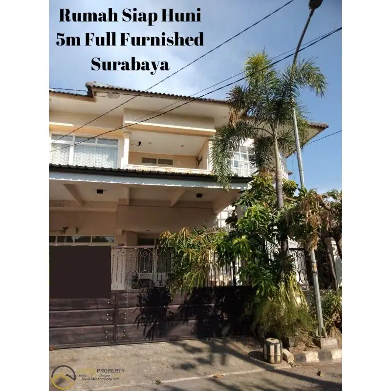 Rumah Cantik 2Lantai Full Furnished Selangkah Dari Unesa Surabaya