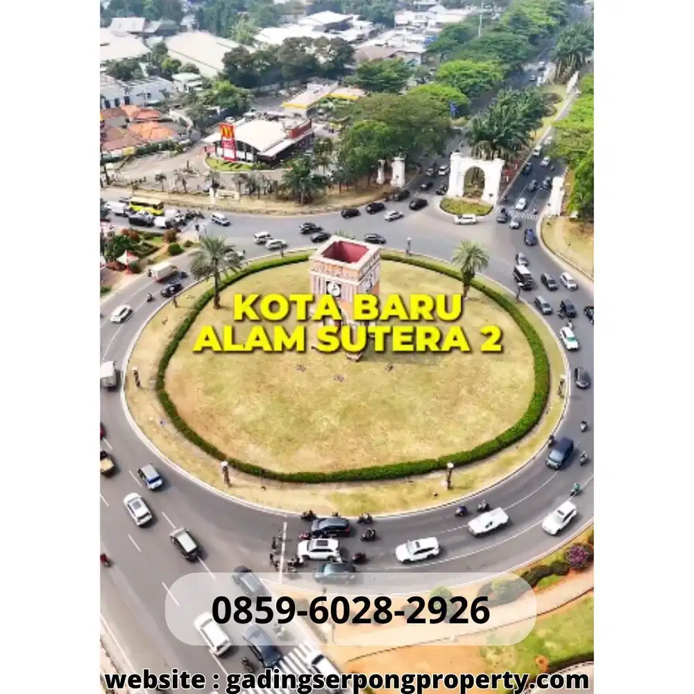 Samping Toll Jkt-Merak New Launching Harga limited 800jt Alam Sutera 2