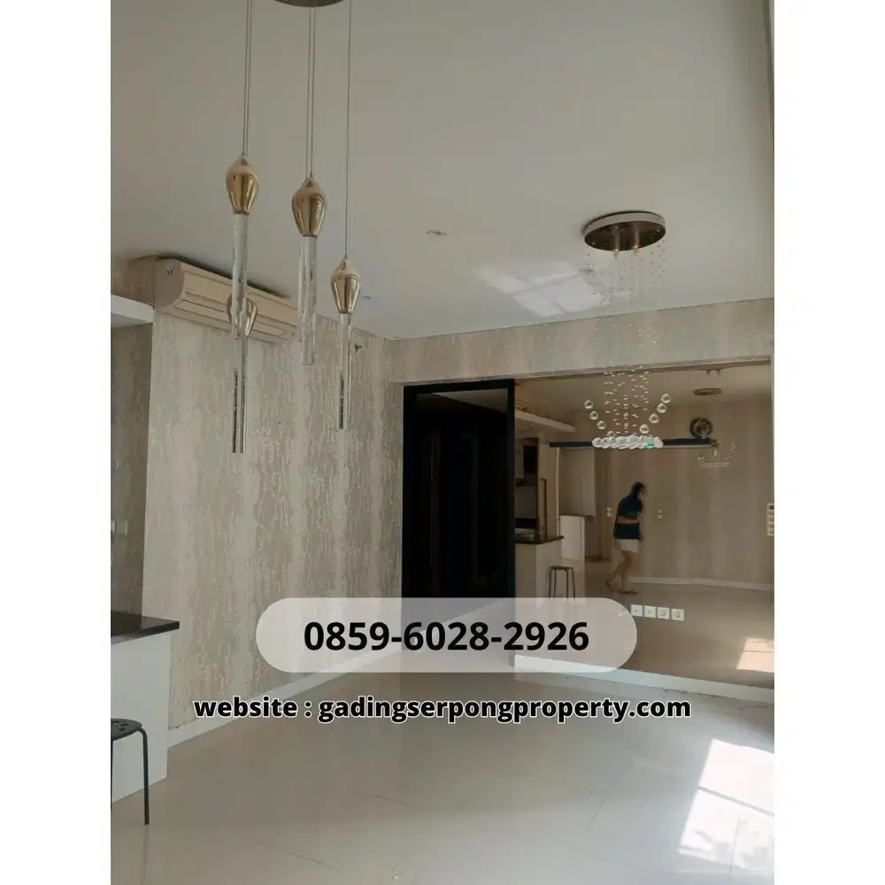 3BR Rainbow Spring – Unit Baru, Siap Huni, Hanya 2M! Gading Serpong