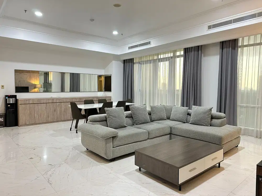 Rent Apartment Simprug at South Jakarta with 2 plus 1 bedrooms