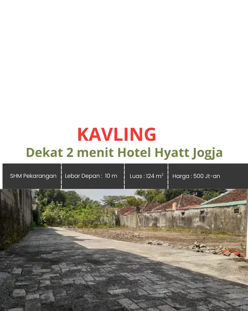 Tanah strategis Sleman Utara, mepet Ringroad