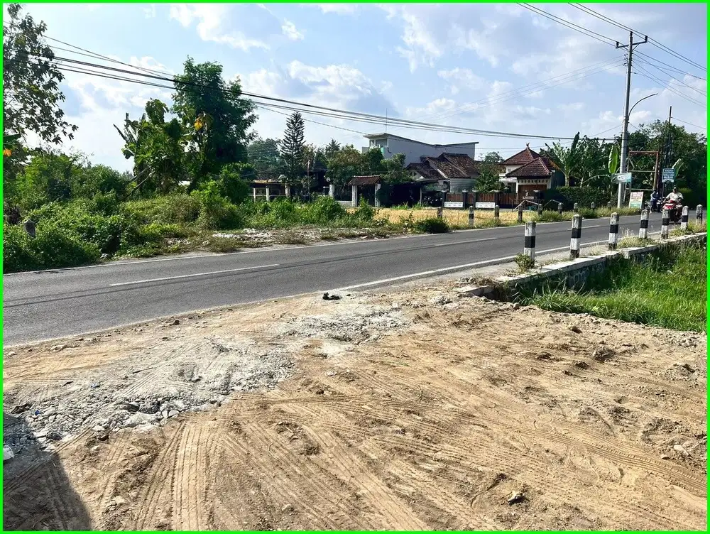 Godean Sleman, Tanah Jogja SHM Untuk Hunian Dekat Kuliner Iwak Kalen