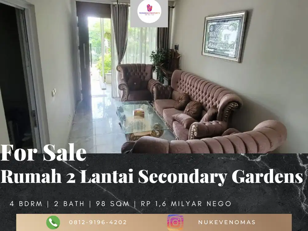 Dijual Rumah Bagus Semi Furnished SHM Sawangan, Depok 2 Lantai
