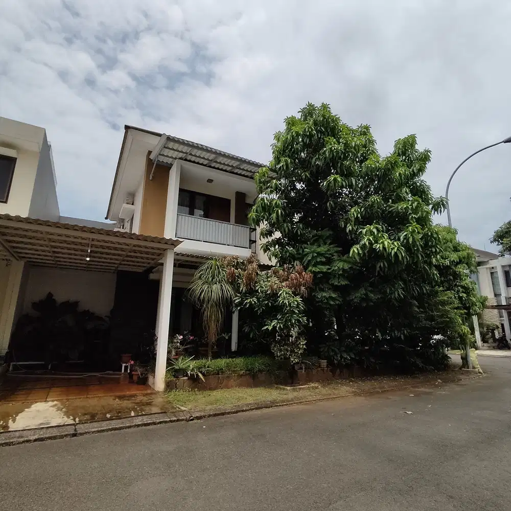 Dijual rumah hoek di cluster asera harapan indah