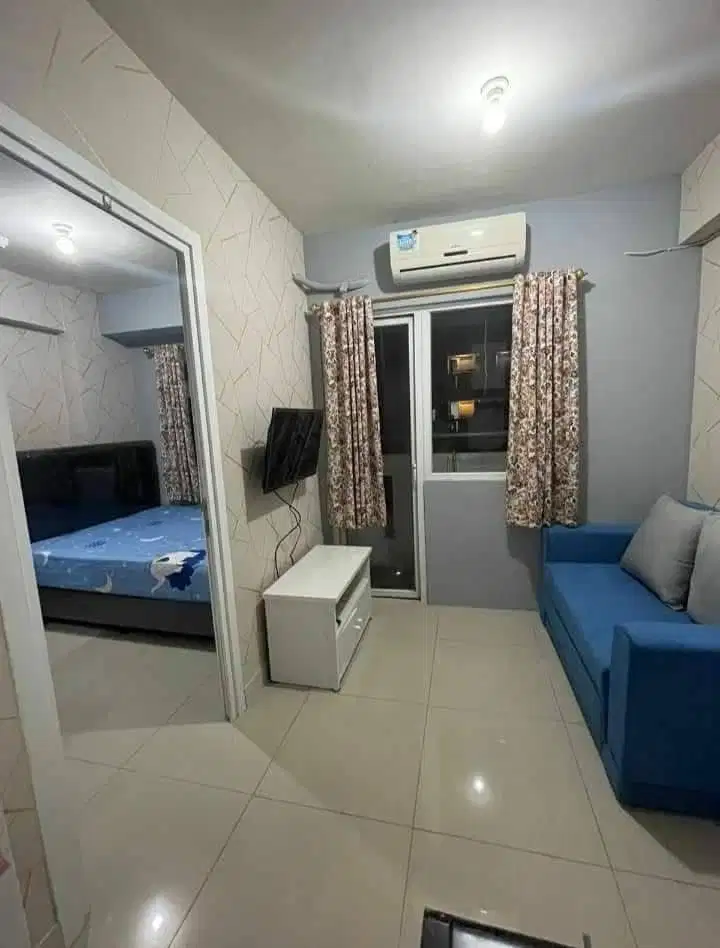 SEWA MURAH!!! Apartemen Green Pramuka City Lantai Rendah Full Furnish