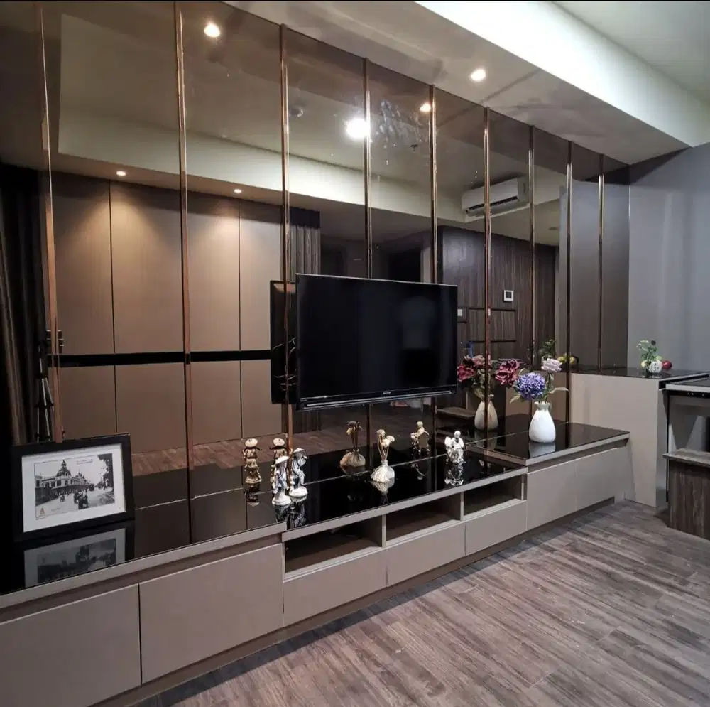 Sewa Apartemen Gold Coast 2BR 58m2 furnish interior rapi siap huni